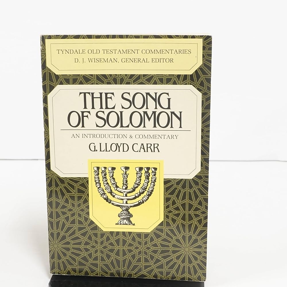 The Song of Solomon (Tyndale Old Testament Commentaries